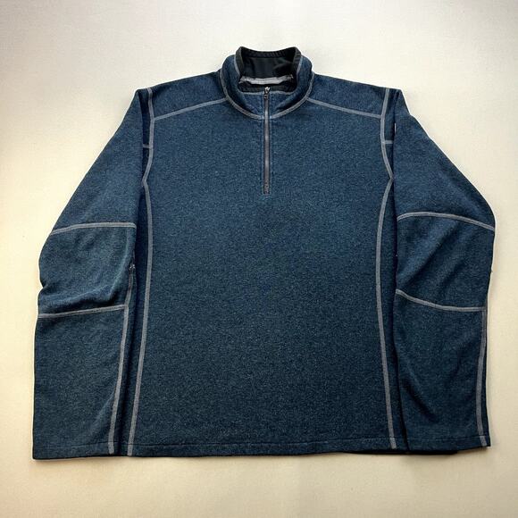 Kuhl Revel Jacket Adult Large Blue Fleece 1/4 Zip Lightweight Outdoor Hiking - Picture 1 of 10